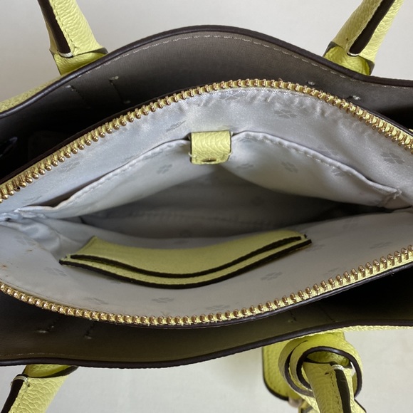 Kate Spade Collection Margaux Mini Satchel Top Handle Bag in Lemon Sorbet - Picture 11 of 11